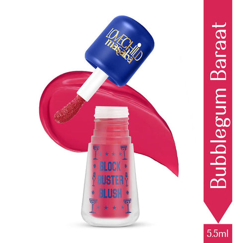 LoveChild Bubblegum Baraat| Block Buster Blush Light Pink | Dewy Matte Finish